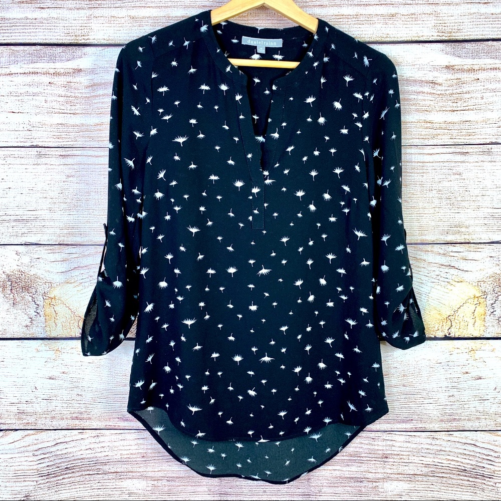 Daniel Rainn Koda Split Neck Waterman Blouse